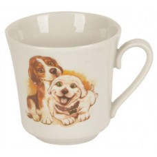 Кружка Дулевский фарфор Щенки фарфоровая, 250 мл (kastd) в магазинах Ашан