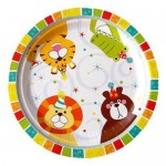 Набор одноразовых тарелок Vitto Зверюшки бумага 23 см, 6 шт (kastd) Набор одноразовых тарелок Vitto Зверюшки бумага 23 см, 6 шт (kastd)