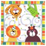 Салфетки бумажные 3-слойные Vitto Зверюшки 33 см, 20 шт (kastd) Салфетки бумажные 3-слойные Vitto Зверюшки 33 см, 20 шт (kastd)