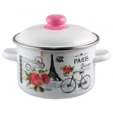 Кастрюля Appetite Париж эмалированная для индукционных плит, 3 л (kastd) в магазинах Ашан