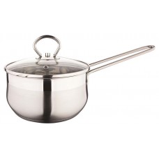 Ковш с крышкой Hitt Flammkuchen стальной для индукционных плит, 1,9 л (kastd) в магазинах Ашан