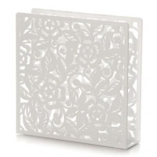 Салфетница Бристоль белая, 17х30 см (kastd) в магазинах Ашан