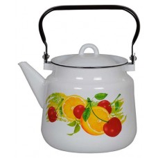 Чайник СтальЭмаль Фрутта эмалированный для индукционных плит, 3,5 л (kastd) в магазинах Ашан