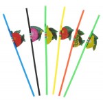 Набор одноразовых соломок для коктейля Fackelmann RIO Фрукты 24 см, 6 шт (kastd) Набор одноразовых соломок для коктейля Fackelmann RIO Фрукты 24 см, 6 шт (kastd)