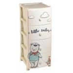 Комод Хэппи Кидс четырехсекционный (kastd)