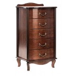 Комод 5 ящиков Джульетта орех коричневый (kastd)