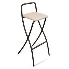 Стул барный складной бежевый, 45х45х95 см (kastd) в магазинах Ашан