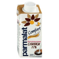 Сливки питьевые Parmalat Comfort безлактозные ультрапастеризованные 11%, 200 г (kastd) в магазинах Ашан