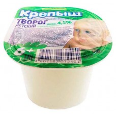 Творог детский Крепыш 4,5%, 100 г (kastd) в магазинах Ашан