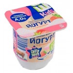 Йогурт ЭГОША с клубникой 2,8% БЗМЖ, 100 г (kastd)