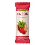Сырок творожный Агрокомплекс глазированный в шоколадной глазури с клубникой 26% БЗМЖ, 40 г (kastd)