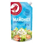 Майонез АШАН Красная птица Провансаль 67%, 400 мл (kastd)