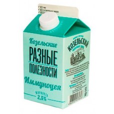 Иммуноцея Козельское молоко 2.5% БЗМЖ, 450 г (kastd) в магазинах Ашан