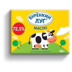 Масло растительно-сливочное Буренкин луг 72,5% ЗМЖ, 180 г (kastd)