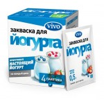 Закваска VIVO Йогурт 0% БЗМЖ, 4х0,5 г (kastd)