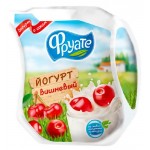 Йогурт питьевой Фруате с соком вишни 1,5%, 450 г (kastd)