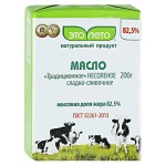 Масло сливочное Это Лето Традиционное 82,5% БЗМЖ, 200 г (kastd)
