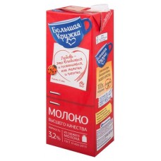 Молоко питьевое Большая кружка ультрапастеризованное 3,2% БЗМЖ, 1,45 л (kastd) в магазинах Ашан