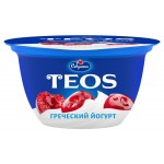 Йогурт Савушкин Греческий Teos Вишня 2%, 140 г (kastd)