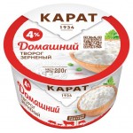 Творог зерненый Домашний зерненый 4% БЗМЖ, 200 г (kastd)