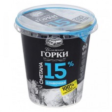 Сметана Ближние горки 15%, 300 г (kastd) в магазинах Ашан