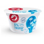 Творог мягкий АШАН Красная птица 5% БЗМЖ, 200 г (kastd)