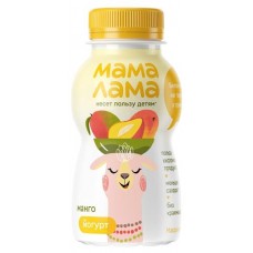 Йогурт питьевой Мама Лама с манго 2,5% БЗМЖ, 200 мл (kastd) в магазинах Ашан