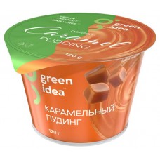 Пудинг соевый Green Idea Карамельный c витаминами и кальцием, 120 г (kastd) в магазинах Ашан