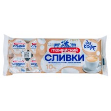 Сливки питьевые Можайское ультрапастеризованные 10% БЗМЖ, 10х10 г (kastd) в магазинах Ашан