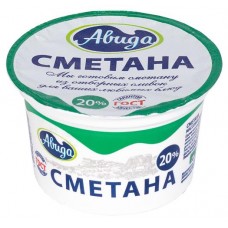 Сметана Авида 20%, 200 г (kastd) в магазинах Ашан