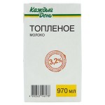 Молоко питьевое Каждый день Топленое 3,2% БЗМЖ, 970 мл (kastd)