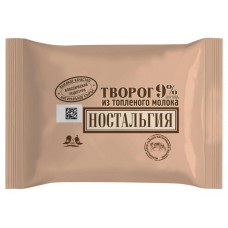 Творог Ностальгия из топленого молока 9%,180 г (kastd) в магазинах Ашан