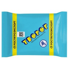 Творог Ростагроэкспорт 9% БЗМЖ, 180 г (kastd) в магазинах Ашан