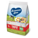 Творог Искренне Ваш рассыпчатый 9% БЗМЖ, 500 г (kastd)