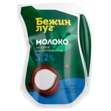 Молоко питьевое Бежин луг пастеризованное 3,2% БЗМЖ, 900 мл (kastd) в магазинах Ашан