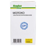 Молоко питьевое Каждый день ультрапастеризованное 1,5%, 1 л (kastd)