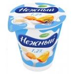 Йогуртный продукт Campina Нежный с соком абрикоса и манго 1,2% БЗМЖ, 320 г (kastd)