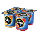 Йогуртный продукт Campina Fruttis клубника-персик 5%, 115 г (kastd)