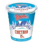 Сметана Первый вкус 15%, 300 г (kastd)