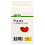 Йогурт питьевой Каждый день с клубникой 1,5%, 450 г (kastd)