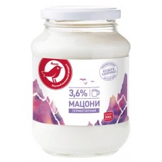 Продукт кисломолочный Мацони АШАН Красная птица БЗМЖ, 500 г (kastd) в магазинах Ашан