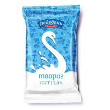 Творог Лебедяньмолоко 5% БЗМЖ, 180 г (kastd) в магазинах Ашан