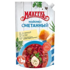Майонез Махеевъ Сметанный 50,5%, 770 г (kastd) в магазинах Ашан