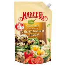Майонез МАХЕЕВЪ с перепелиным яйцом 50,5%, 770 мл (kastd) в магазинах Ашан