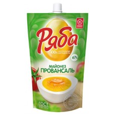 Майонез Ряба Провансаль 67%, 400 г (kastd) в магазинах Ашан