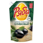 Майонез оливковый Ряба Провансаль 67%, 744 мл (kastd)