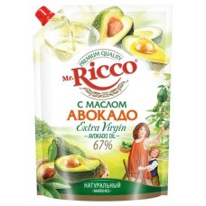 Майонез Mr.Ricco с маслом авокадо 67%, 800 мл (kastd) в магазинах Ашан