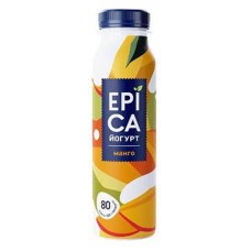 Йогурт питьевой EPICA с манго 2,5% БЗМЖ, 260 мл (kastd) в магазинах Ашан