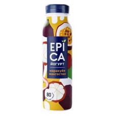 Йогурт питьевой EPICA с маракуйей и мангостином 2,5%, 260 мл (kastd) в магазинах Ашан