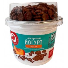 Йогурт АШАН Красная птица персик 3,2%, 140 г (kastd) в магазинах Ашан